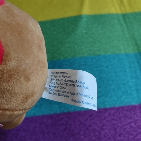 Walmart Strawberry Scented Bear Plush - Picture 5 of 5